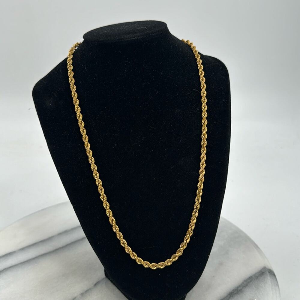 Vintage goldplated twisted necklace